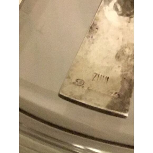 Vintage Zuni Darren Tsalate Turquoise Channel Inlay Earrings - Picture 2 of 5